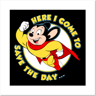 here i come to save the day mighty mouse Posters and Art